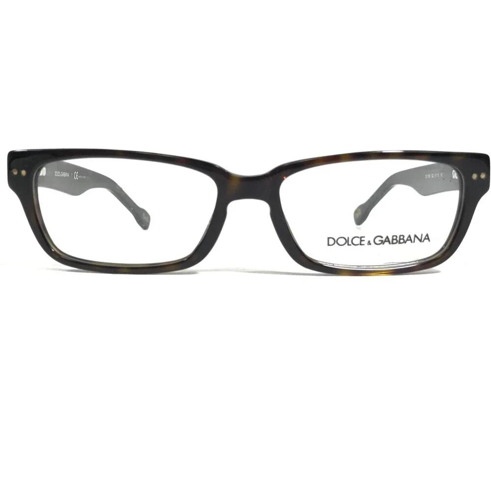 Dolce & Gabbana Eyeglasses Frames DD 1165 502 Brown Tortoise Horn Rim 51-15-140